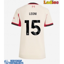 Liverpool Giovanni Leoni #15 Replica Away Shirt Ladies 2025-26 Short Sleeve